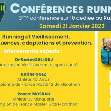3è conférence Running le 21 janvier !