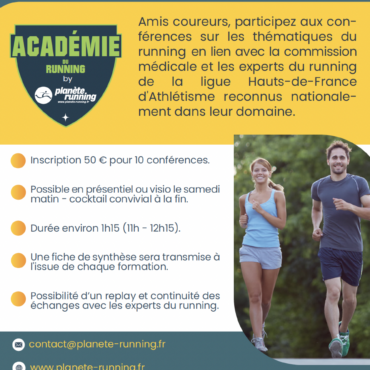 CYCLE DE CONFÉRENCES RUNNING 2023/2024
